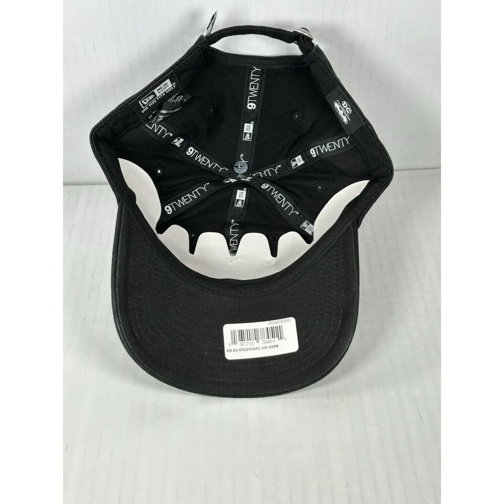 New Era 9TWENTY DC Comics The Joker Adjustable Hat Cap Black OSFM NWT